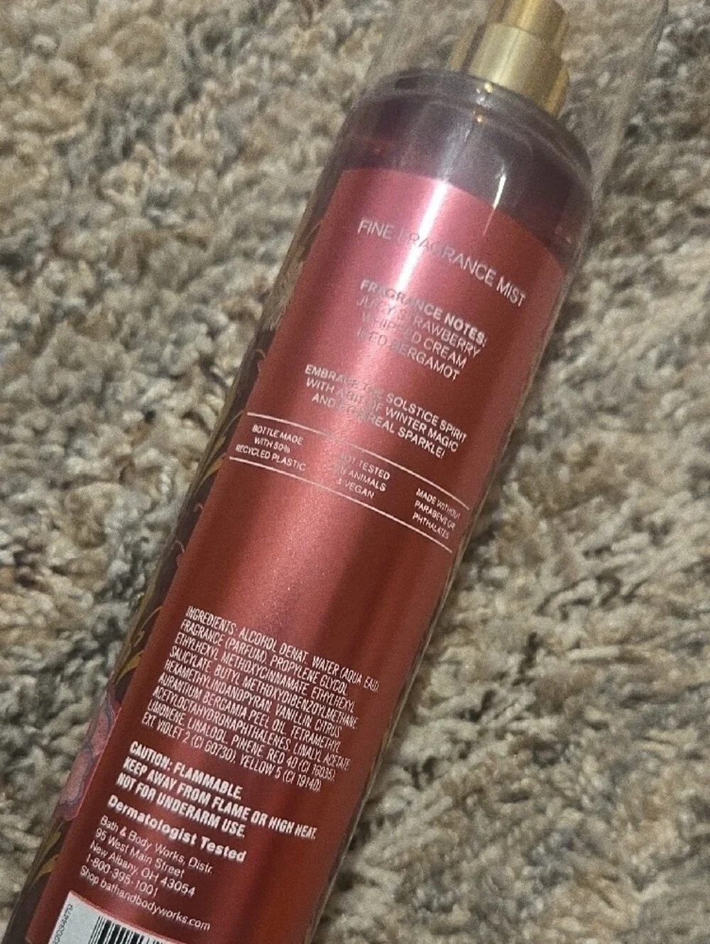 Bath & Body Works Strawberry Snowflakes Fragrance Mist